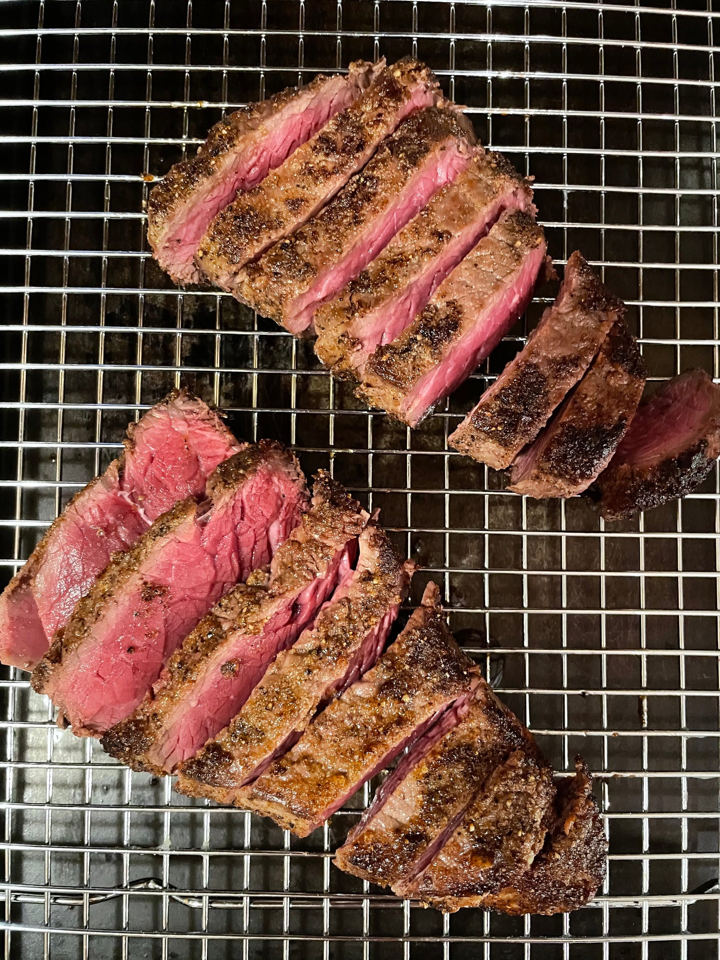 bulk seared grass fed skirt steak