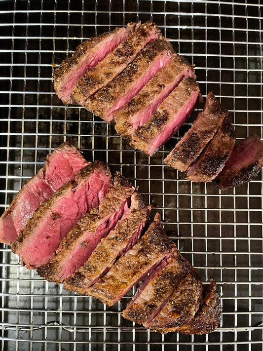 bulk seared grass fed skirt steak