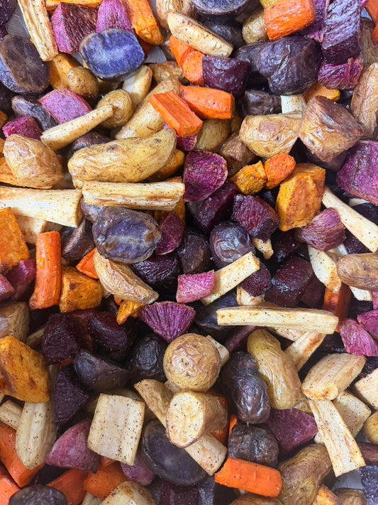 bulk roasted root vegetables