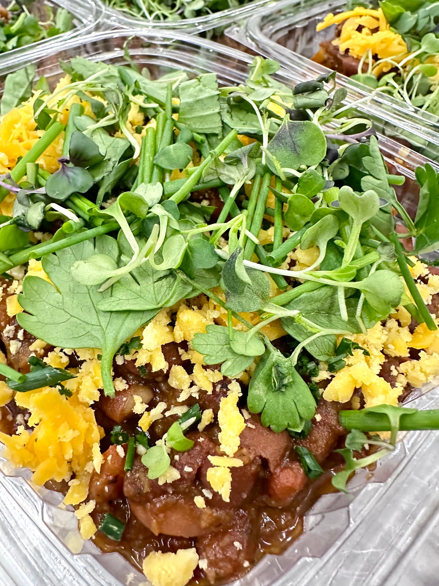 three bean chipotle chili with summer squash + cheddar