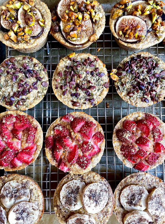 blueberry balsamic cardamom muffins